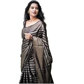 Sari Indien Banarasi Jacquard - Rose Et Bleu - Avec Chemisier Non Cousu - 5.20m - Pour Cérémonie, Mariage