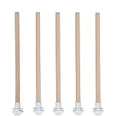 5'li P&uuml;r&uuml;zs&uuml;z Ahşap Kuş T&uuml;neği 25 cm
