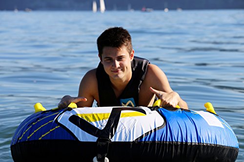 MESLE Tube Package Ringo 54“, 137 cm Donut Wasserreifen, inklusive Zugleine - 7