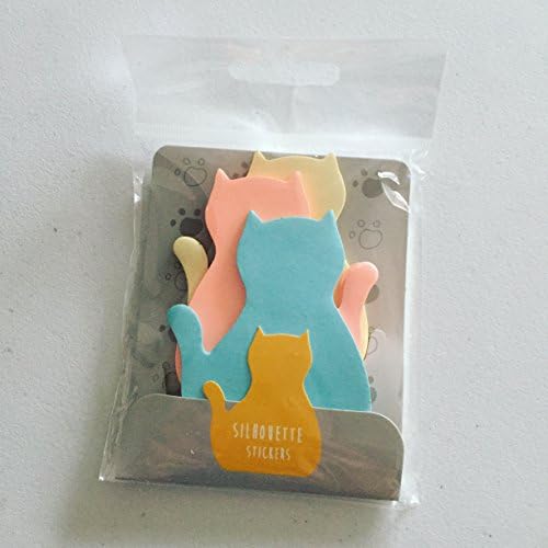 Cat Silhouette Sticky Post-It Notes