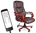 Produktbild Luxus BSL Holz Massagesessel Chefsessel Chefsessel Bürostuhl Drehstuhl Bürodrehstuhl PU-Leder (Braun)