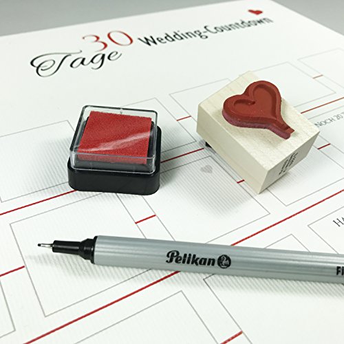 Countdown-Kalender für die Hochzeit – Wedding Countdown für das Brautpaar (30 Tage) - 4