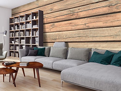 Vlies Fototapete 500×280 cm – 3 Farben zur Auswahl – Top – Tapete – Wandbilder XXL – Wandbild – Bild – Fototapeten – Tapeten – Wandtapete – Holz Bretter f-A-0459-a-b - 3