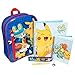 Produktbild Pikachu, Froakie Fennekin & Chespin 36 cm Rucksack mit Stationery Set