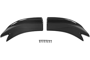 Tomotato Heckschürze Spoiler, Automobil Universal Heckschürze Lip Diffusor Splitter Canard Protector Frontschürze Lip Body Kit Frontschürze Seitenschweller Spoiler Splitter