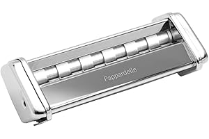 Marcato AC-150-PAPL Accesorio para Pappardelle para Máquina de Pasta Atlas 150, Acero Cromado, Plateado.