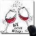 Produktbild Luancrop Mousepad Längliche Party Rotes Glas Wir lieben Wein Zwei Essen Bachelorette Trinken Geburtstag Skizze Grafik Glücklich Bordeaux Büro Computer Laptop Notebook Mauspad, Rutschfester Gummi