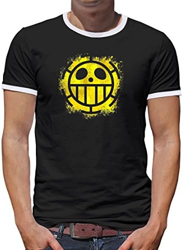 Touchlines Merchandise TLM Heart Pirates Contrast T-Shirt Men M Black