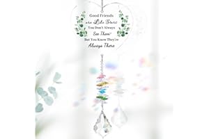 FABULOUSTRIM Friend Gifts for Women, Crystal Suncatcher Birthday Gifts for My Special Friend,for Bestie Gifts, Birthday, Wedding, Anniversary Graduation Gifts for Women,Friendship Keepsake Gifts
