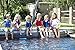 The Original Konfidence Children's Swim Jacket - Navy/Pink/Hibiscus (18 Months-3 Years)