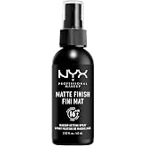 NYX Professional Makeup Setting Spray, Long-Lasting Texture, Fixing Spray, Lightweight, Vegan Formula, Matte Finish, 60 ml