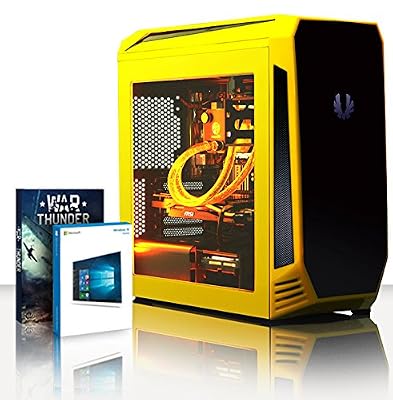 Vibox Submission 29,1 Unité centrale Jaune (AMD Athlon 64 fx, 8 Go de RAM, 1 To, Nvidia GeForce GTX 960, Windows 10)
