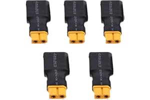 ONPRO 5 Pcs Keine Drähte XT60 Männlich Weiblich zu XT90 Männlich Weiblich Stecker Steckverbinder Bananenstecker Conversion Adapter (XT60 Weiblich zu XT90 Männlich)