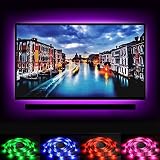 Vansky® RGB USB TV Hintergrundbeleuchtung für HDTV / Gaming PC, 90cm / 35 Zoll LED-Lichtleisten, mehrfarbiges Bias Beleuchtung Kit für Flachbildfernseher Zubehör und Desktop-PC (Reduzieren die Augenermüdung und erhöhen die Bildklarheit) - 6