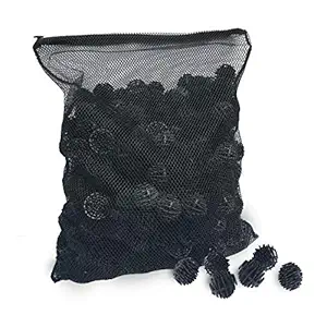 Aquatic Experts Bio Ball Filter Media with Mesh Bag - 300 Count - 1. 5 Inch Large Bio Balls for Pond Filter with Mesh Bag - Perfect Bio Balls for Aquariums