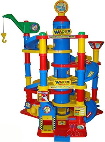 Avec bottes intégrées park garage tower, 7 niveaux de lave, garage, voiture, 59 x 77 cm-jouet voiture spielstrasse parkgarage parking