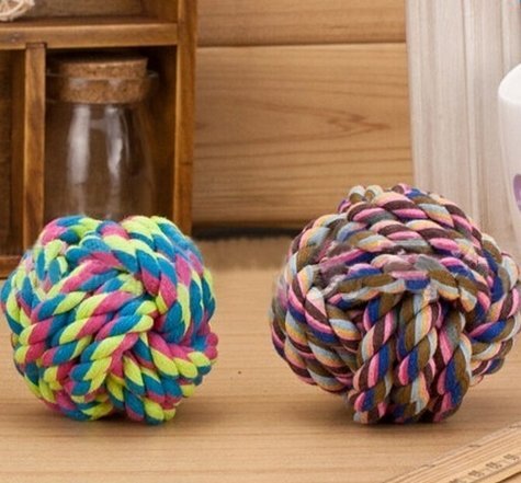 DaWa-Pet-Cat-Dog-Cotton-Rope-Braided-Ball-Play-Fetch-Toy-55cm-Random-Color