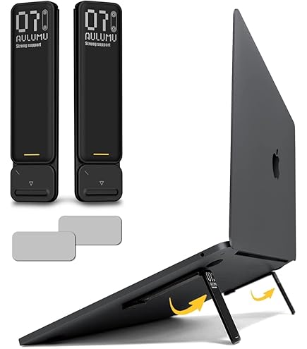 Supporto Laptop Invisibile In Alluminio - Base Raffreddamento Ergonomica Per MacBook E PC 12-17' - Foto 3