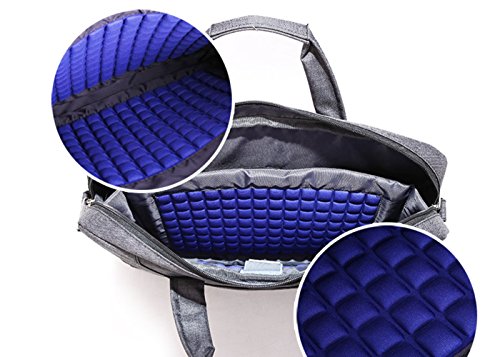 MojiDecor Laptoptasche Wasserdicht Handtasche Umhängetasche Aktentasche Stoßfest Notebooktasche für 38,1-39,6 cm(15-15,6 Zoll) Laptop Notebook Computer MacBook - 4