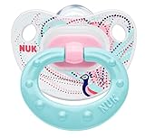 NUK Happy Days 0-6mths Silicone Orthodontic Soother 2pk