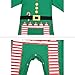 Highdas Baby Santa Costume Girls Boys Christmas Set Long Sleeve Romper Cap 2 pcs (80cm/6-12M)