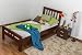 Produktbild Kinderbett/Jugendbett"Easy Premium Line" K8, Buche Vollholz massiv dunkelbraun lackiert - Liegefläche: 90 x 200 cm
