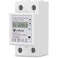 Contatore Di Energia WiFi Monofase 60A - Compatibile Con Alexa E Google Home - App Smart Life/Tuya