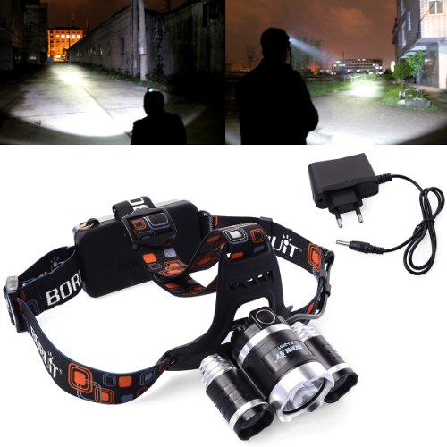 XCSOURCE 5000LM 3x CREE T6 LED Stirnlampe Fahrad Front Motorrad Lampe Scheinwerfer Fischen Wandern Camping Hiking Licht LD271