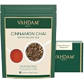 VAHDAM Chai Tea Spiced Cinnamon | 100g Indian Loose Tea | Authentic Indian chai with cinnamon, cardamom and clove, vacuum sea