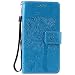 Produktbild Nancen Tasche Hülle für Sony Xperia M2 Aqua (4,8 Zoll) Flip Schutzhülle Zubehör Lederhülle mit Silikon Back Cover PU Leder Handytasche im Bookstyle Stand Funktion Kartenfächer Magnet Etui Schale
