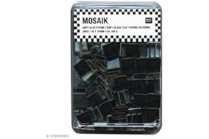 RICO DESIGN mosaique verre noir mosaique verre noir