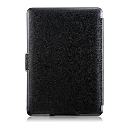 Kindle Paperwhite Hülle – eReader Slim Case Schutzhülle Tasche Etui mit Ruhemodus u. Magnetverschluss von u&h, in Schwarz - 3