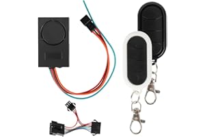 ERYUE Alarme, Dispositif antivol pour Scooter électrique Alarme de Vibration Étanche Démarreur à Un Bouton Fonction de Recherche de véhicule avec télécommande