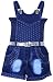 Cute Fashion Kids Baby Girl dress Infant Jeans dungaree Jumpsuit for 6 - 12 Months (Blue) RS.525.00