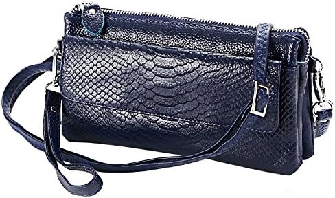 Shalwinn Soft Genuine Leather Crossbody Purse Shouler bag , Cellphone Pouch Purse , Women Wallet Wristlet Wallet Clutch with Long Shoulder Strap and Wrist Strap