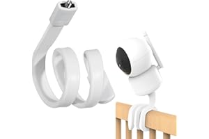 SUGHUG Universale Supporto Baby Monitor,Supporto per La Videocamera di Sorveglianza del Bimbo Compatibile La Maggior Parte dei Baby Monitor con Connessione a Vite 1/4,Senza Attrezzi o Danni Alla Parete