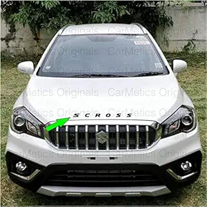 CarMetics S Cross 3D Letters (3D Stickers 3D Logo 3D Emblem for Maruti Suzuki S Cross Accessories)  Glossy Black  1 Set