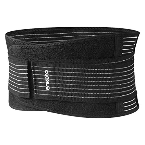 Preisvergleich Produktbild Enkeeo Rückenbandage Rückenstütze Rückenstützgürtel Stützgürtel Rücken Rückengurt Bauch Bandage Fitnessgürtel gegen Rückenschmerzen für Herren und Damen