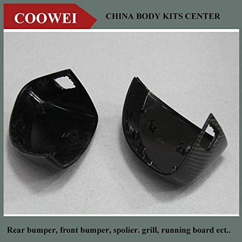 For A3 S3 carbon fiber mirror cover Auto mirror caps 2014 2015 2016-UP withlane assit Full Replacement mirror