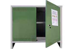 PROMETAL ARMADIO DEPOSITO FITOFARMACI PRATIKO 2 ante - cm 100 x 40 x h 80 basso