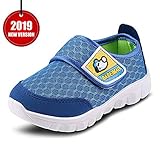  BAINASIQI Unisex Babyschuhe Kinder Sommer Atmungsaktives Mesh Sportschuhe Jungen Mädchen Freizeitschuhe Sneaker Lauflernschuhe Krabbelschuhe mit Weiche Sohle, Blau, 23 EU