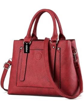 Alidier Neue Marke und Qualität 2016 Neue Damen Shopper Ledertaschen Handtaschen Umhängetasche Schultertasche...