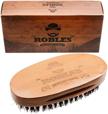 100% natural boar-bristle brush for beard • 2 years guarantee • perfect to care, to brush your beard fast and give yourself an irresistible look • Antistatic • cleaning • Adapting to virile hands, oval forms and notches on the side