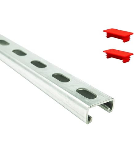 National Mfg. N182758 Slotted Angle – Galvanized Steel For Garage Openers, Workbenches, Frames & More