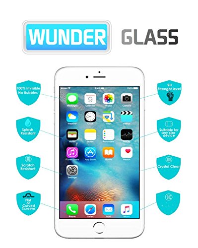 Preisvergleich Produktbild Liquid Panzerglas - Wunderglass - 9H Härte - flüssig Glas Glasfolie Displayschutz für Galaxy S8 / S8 Plus Full Cover - passt immer, mit oder ohne gebogenem oder Curved Display.