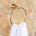 Produktbild Konhard 16808G Messing Handtuchringe bad Wandmontage, Gold