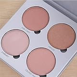 HENGSONG 4 Farben Gesicht Make-up Matte Pulver Concealer Paletten - 4