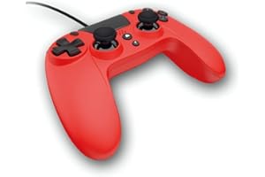 Gioteck - VX4 - Mando PS4 Wired, Controlador Cableado para la Playstation 4, 3,5 mm Puerto de Audio, Soporta vibraciones y movimientos, Compatible con PS4 y PC Rojo (Windows 8.1) (VX4PS4-43-MU)
