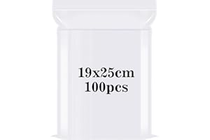 PACKRA Bustine Trasparenti Richiudibili, Sacchetti Plastica Richiudibili, Sacchetti Con Zip Piccoli Sacchetti Trasparente con cerniera, Buste Trasparenti con Chiusura Sacchetto Zip Lock