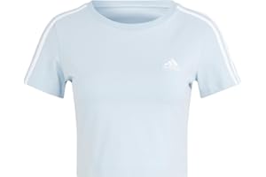 ADIDAS ORIGINALS adidas Essentials 3-Stripes Crop tee Camiseta de Manga Corta Mujer (Pack de 1)